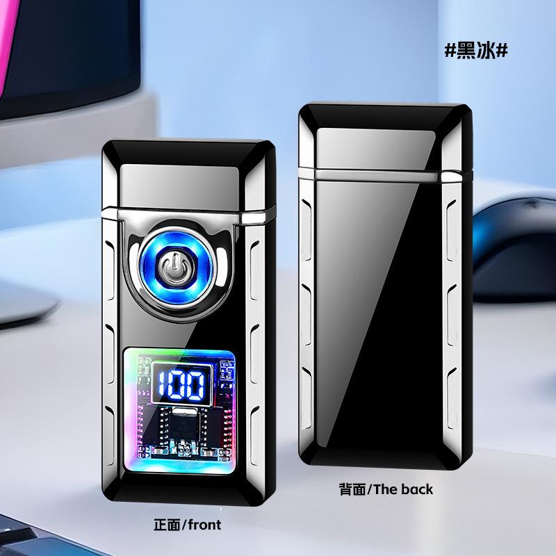 2025 New Fashionable Strong Light Lamp Arc Windproof Lighter Portable Charging Men's High Quality Cigarette Lighter Gift