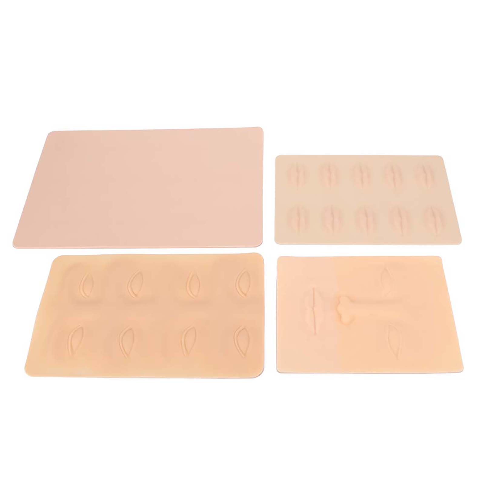 

4 шт. силиконовая толстая кожа для практики татуировок губ бровей лица татуировка для практики кожи аксессуар