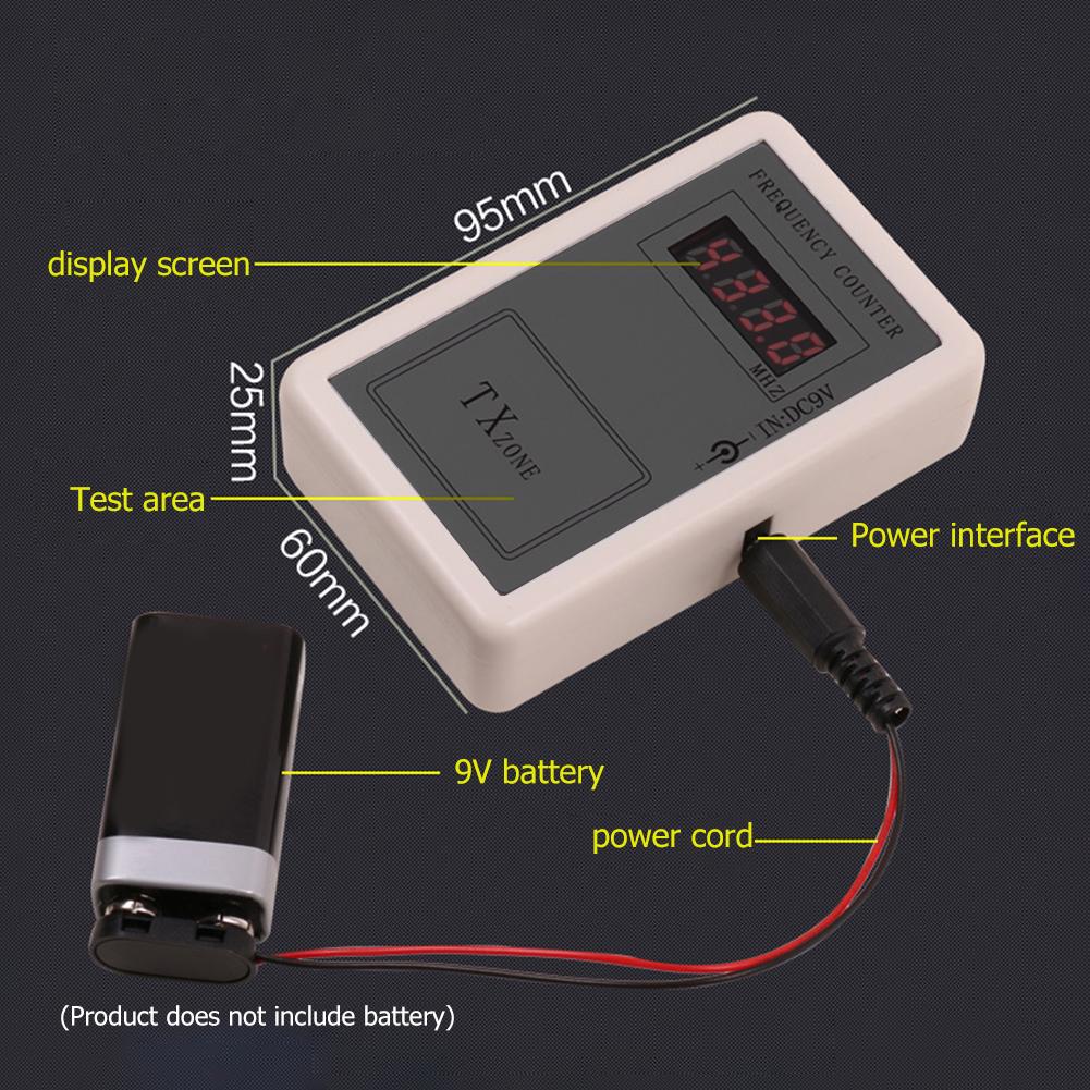 Handheld Car Key Frequency Meter Wireless Frequency Indicator Car Key Frequency Tester for Car Auto