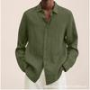 Nuova Camicia da Uomo Stampata a Maniche Lunghe Autunnale, Top alla Moda Versatili Casual