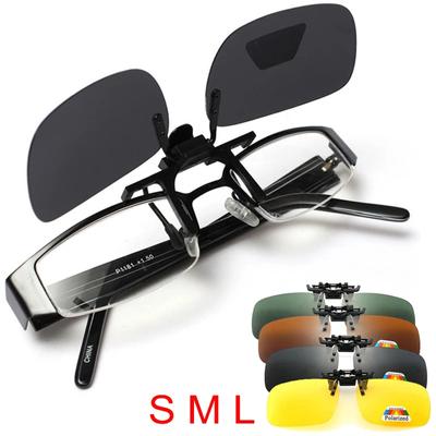 Fischen Pilot Nachtfahrbrille Aufsteckbrille Polarisierte Sonnenbrillen Aufsteckbrille Für Herren Damen Kurzsichtigkeit Brillen Quadratische Sonnenbrillen