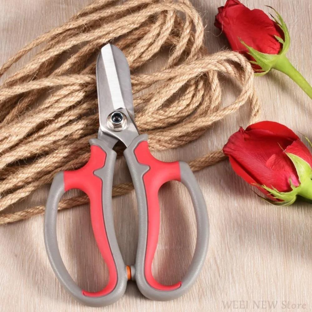 New Flower Shop Pruning Shears Stainless Steel Household Garden Gardening Flower Tools Scissors Strong Branch Pruning Scissors