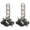 LED Light Bar Brackets 1.2in Bull Bar Tube Work Lamp Mounting Clamp for Motorcycle Truck SUV ATV