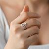 Dawapara Vintage Leviathan Cross Adjustable Ring Stainless Steel Unisex Rings Protection Symbol Gothic Jewelry Anniversary Gift
