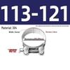 Lijiuho 304 Stainless Steel Heavy-Duty Clamp
