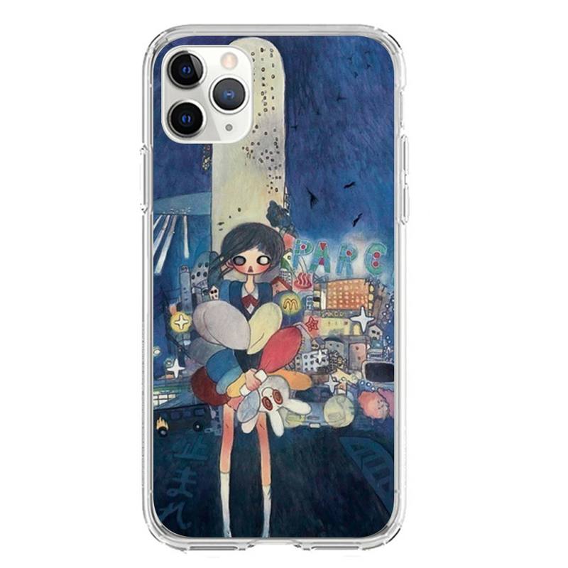 Coque de téléphone Ayas Takanos pour iPhone 7 8 Plus X Xs Max Xr 11 12 13 Mini Pro Max SE2 Couverture souple transparente