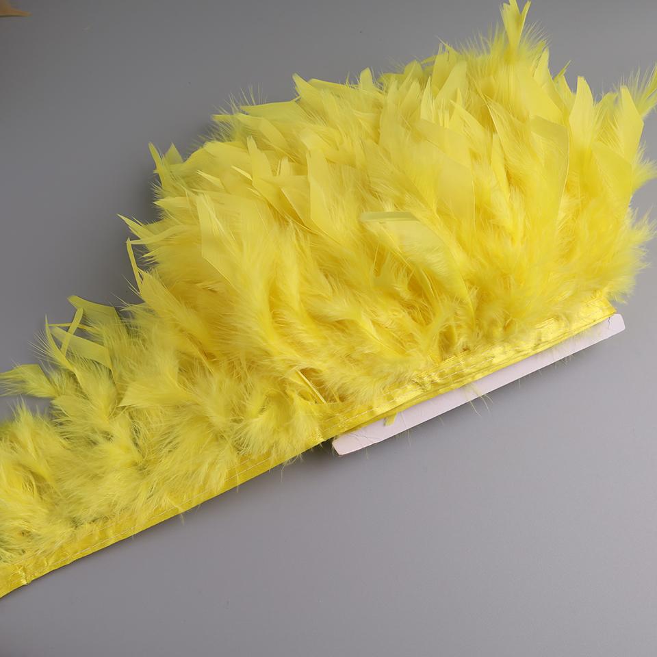 Feather10-15cm Marabou Feathers Trim DIY Wedding Turkey Feather Ribbon Crafts Sewing Clothing Party Plume Handmade Home Decor