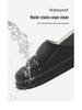 Men's and Women's Waterproof Cotton Slippers: 2024 Autumn/Winter Non-Slip Wrap-Heel, Plus Velvet for Indoor Warmth.