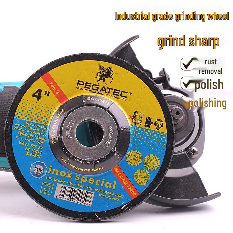 PaiTeKe Multi-Purpose Angle Grinder Disc: Grinding, Cutting, Sanding, and Polishing Disc for Metal & Stainless Steel.