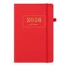 PU Leather 2026 Daily Planner 2026.1.1-2026.12.31 Calendar Book Portable Agenda Notepad  Office