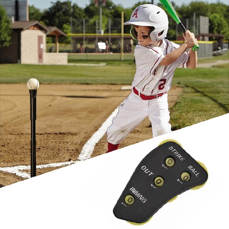 Praktyczne Klikacze Liczniki Baseballowe Wygodne Wskaźniki Sędziowskie na 4 Kółkach Wygodny Uchwyt Ręczny Licznik Meczów Softballowych