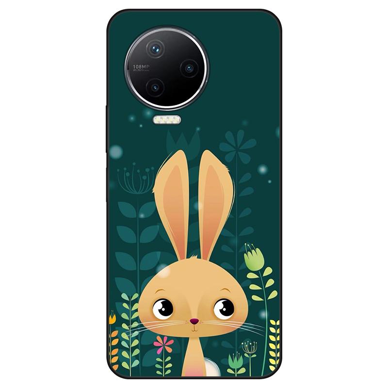Dla infinix Note 12 Pro 4G X676B etui z miękkiego silikonu tylna okładka Cartoon etui na telefon moda