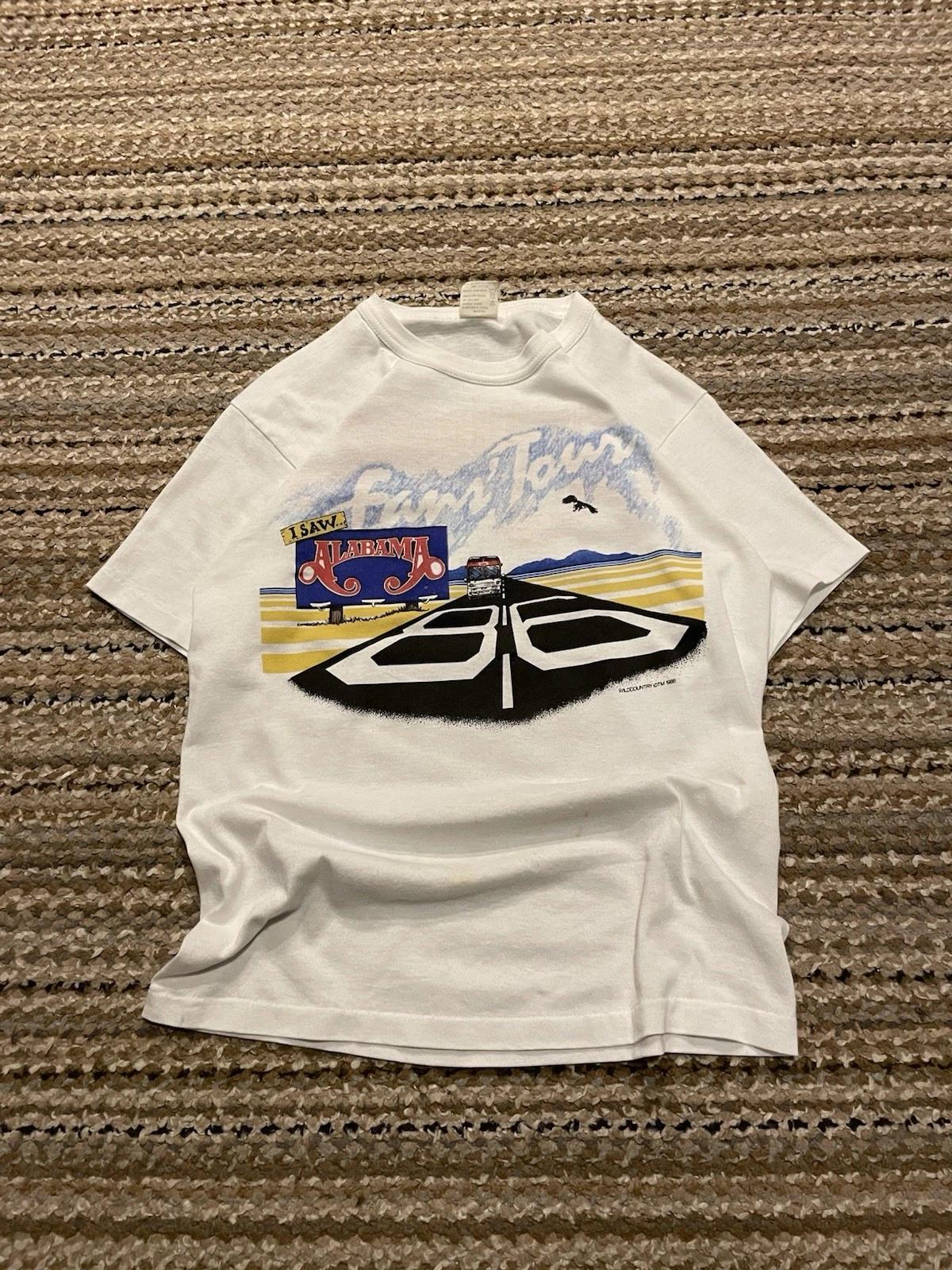 

Vintage 1986 Alabama “Fans Tour” Tour Shirt 3XL