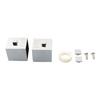 1 paar Platz Dusche Temperatur Control Griff Knopf Chrom Thermostat Griff