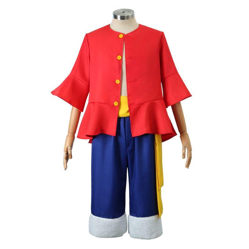 One Piece Cosplay Costume Luffy Cosplay Costume Cosplay Clothing Jacket Straw Hat Shoes Wig Costume