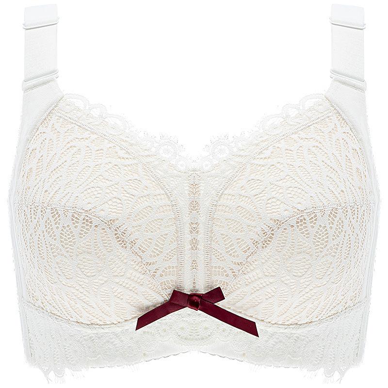New women's no steel ring large size large chest small full cup bra thin collection breast bra cup GIJ