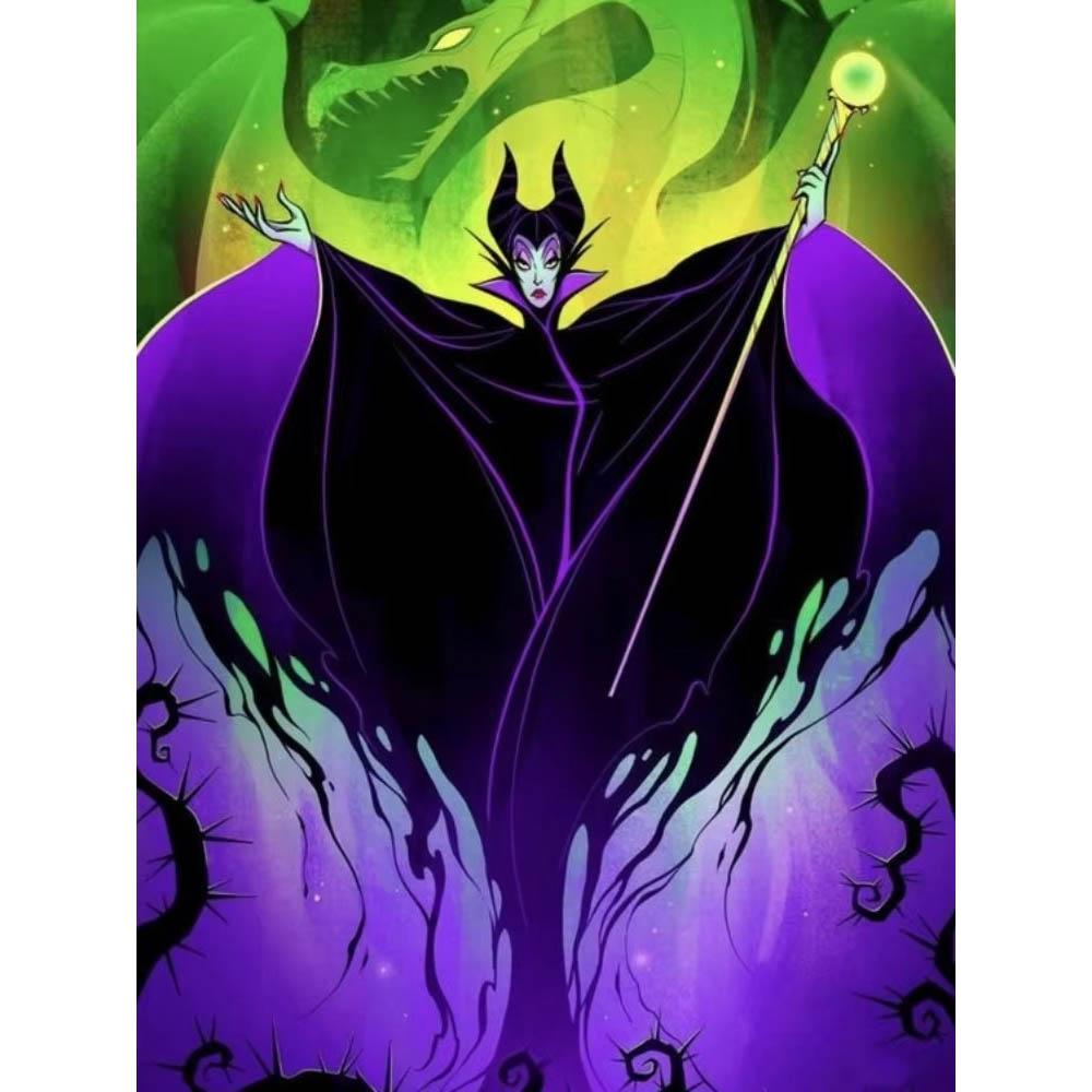 Maleficent Dark Style Diamond Painting New Full Diamond Gothic Style DIY Diamond Embroidery Material Pack