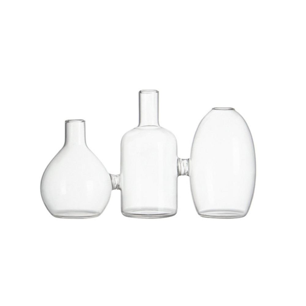 

Transparent Glass Vase Floral Bottle Clear Flower Vases Elegant Hydroponic Vase Flower Arrangement