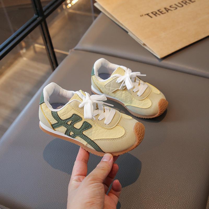 Children's Forrest Gump shoes 2025 new girls breathable casual shoes spring and autumn boys sports shoes medium and older children's net shoes