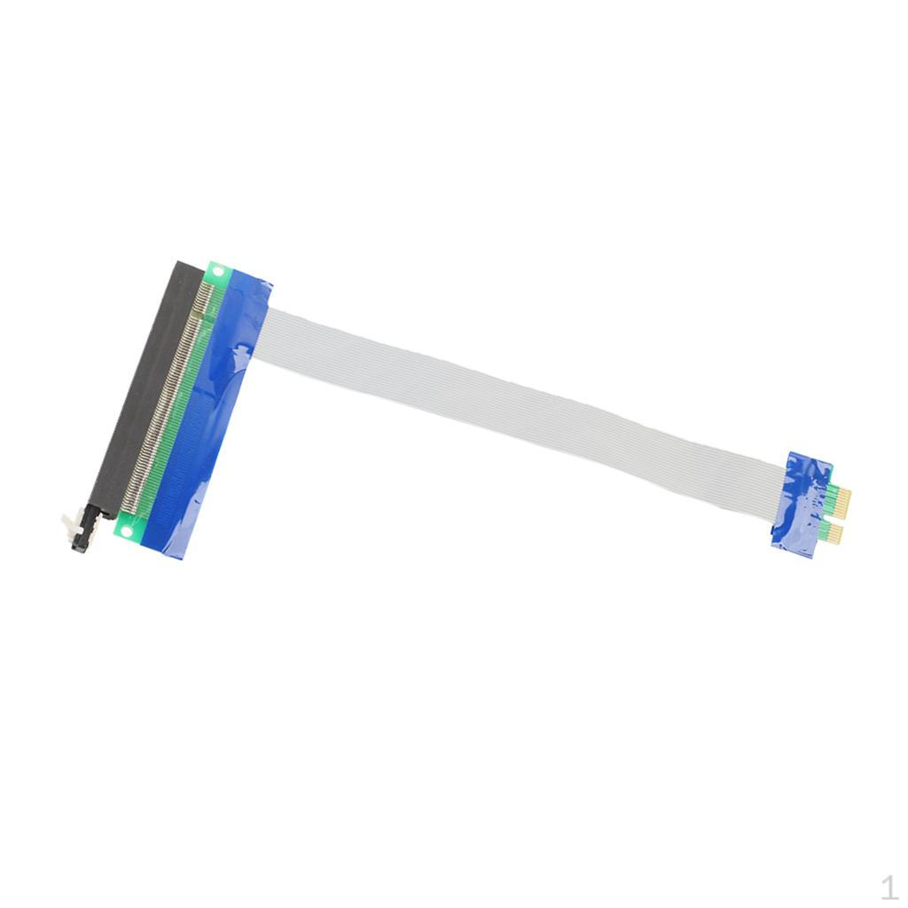 

Micro 16X to 1X F/M Riser Card Extender Extension Ribbon Lead for 1U 2U Small Case