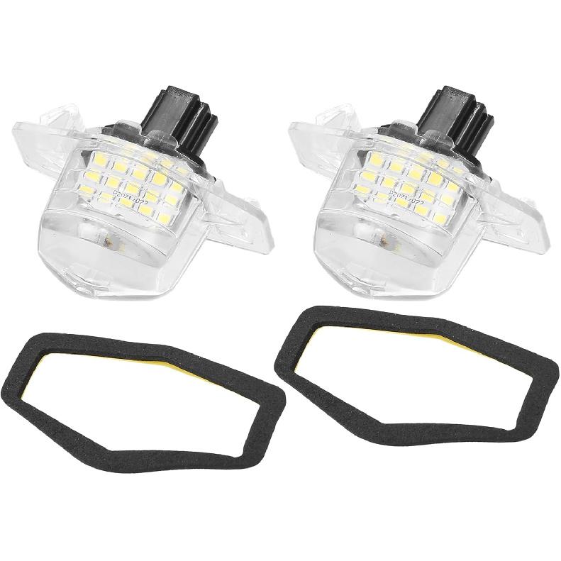 

Car LED License Plate Light Assembly No.34101-S60-013 for Honda HR-V 2016-2020 Plastic White Light (Set of 2)