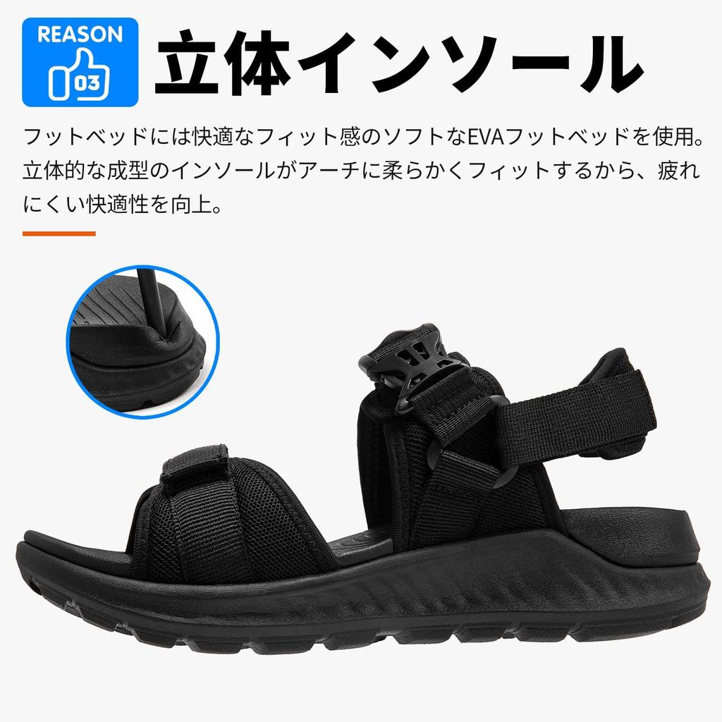 STRDEOUT Wandersandalen Sport Outdoor Einfach zu Gehen Größe Herren Sandalen, Sandalen, Sandalen, Camping, Amphibisch, Tragen, in, Leichtgewicht, Sportlich, Stilvoll,