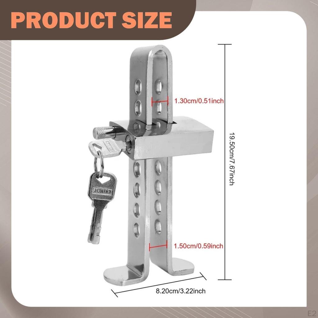 Car Clutch Brake Lock Automotive Accessories Portable Versatile Heavy Duty Security