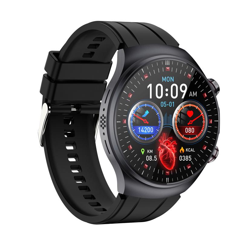 ET488 AMOLED Smart Watch Heart Rate Blood Pressure ECG Health Monitor SOS Wristwatch Sports Fitness Tracker Men Women Smartwatch