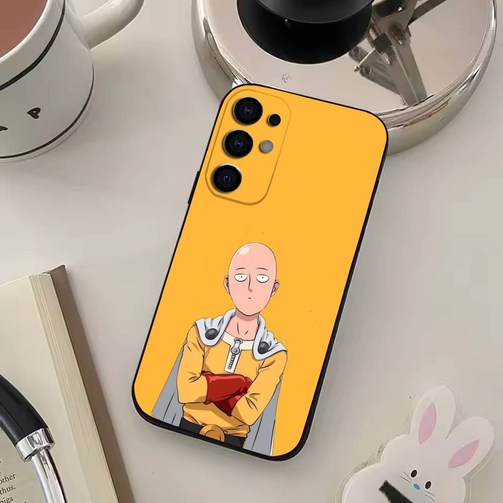 One P-Punch Anime S-Saitama M-Man Phone Case Silicone Soft For Samsung S25,S24,S21,S22,S23,S30,Ultra,S20,Plus,Fe,Lite