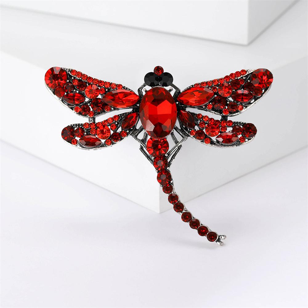 Creative Design Insect Brooch Fashionable Dragonfly Brooch Chest Flower Brooch Simple Temperament Clothing Accessories