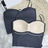 Summer Camisole for Women Crop Tops Summer Sexy All Match Casual Tops With Bra