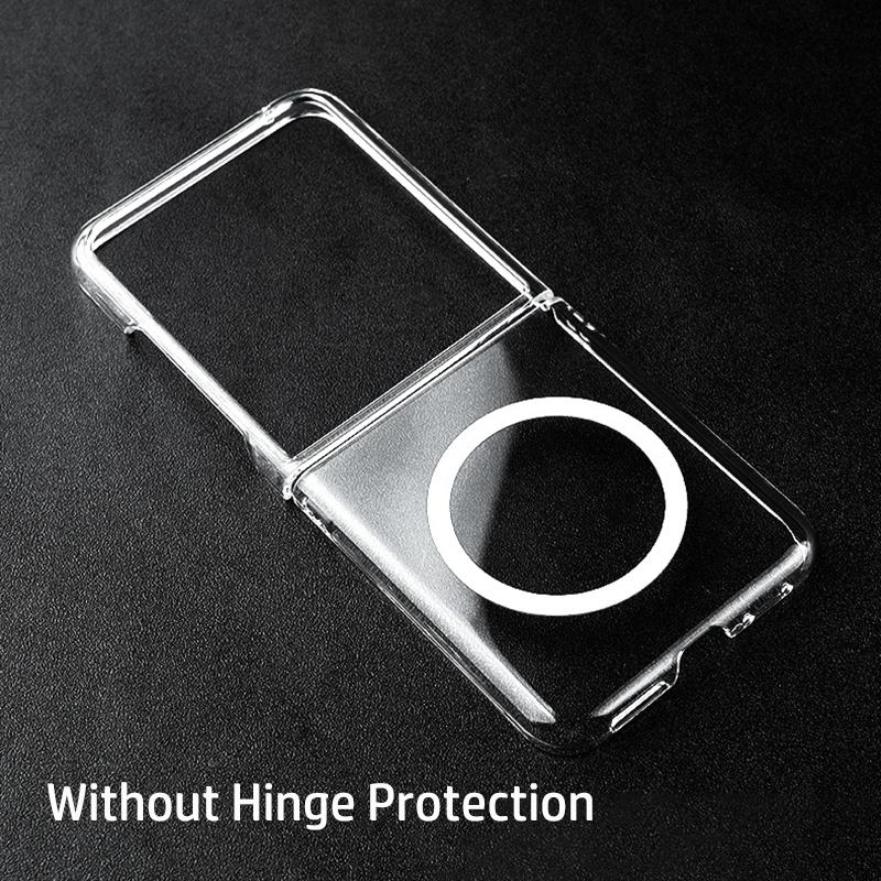 

Anti-Scratch Full Protective Case for Samsung Galaxy Z Flip 7 3 4 5 6 Clear Magnetic Foldable Reinforced Toughness PC Cover Anti-scratch PC&Galaxy Z Flip6