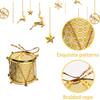 Christmas Tree Decorations Pendant Hanging Multicolor Electroplating Xmas Ornament Ball Merry Christmas Ball Set Party Supplies
