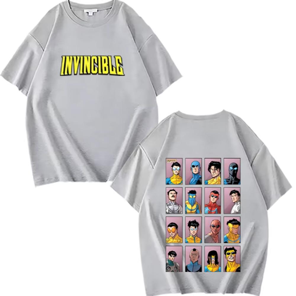 Niezwyciężony Wariant Koszulka Graficzna 2025 Mężczyźni Kobiety Oversize Bawełna Gorąca Wyprzedaż Krótki Rękaw Letni Nadruk Unisex Duże Rozmiary Góry