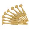 8 Stück Platzball-Tee Baseballschläger-Form Holzfarbe Robust Leichter Kunststoff Platzballhalter
