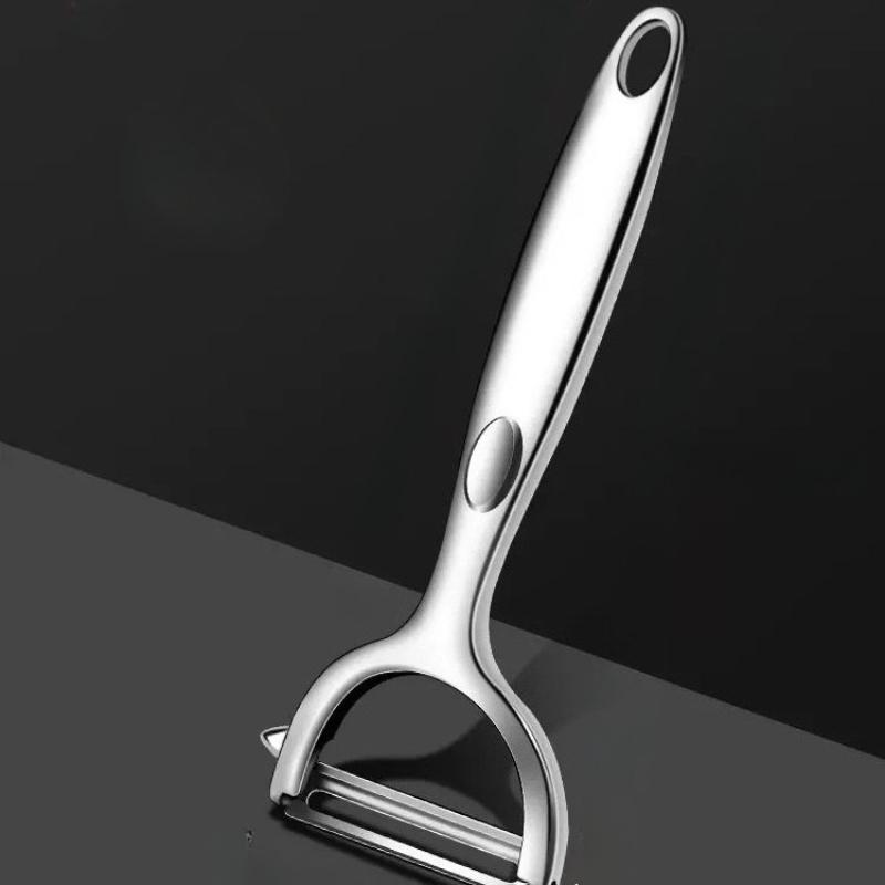 1pc Stainless Steel Multi-functional Peeler, for peeling potatoes, apples, melons, and other fruits in the home and kitchen