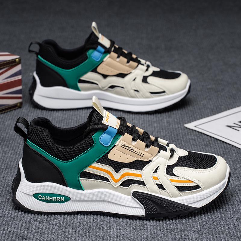 2026 Bestseller Men s Breathable Mesh Running Shoes - Thick Sole Versatile Dad Sneakers for Spring 44