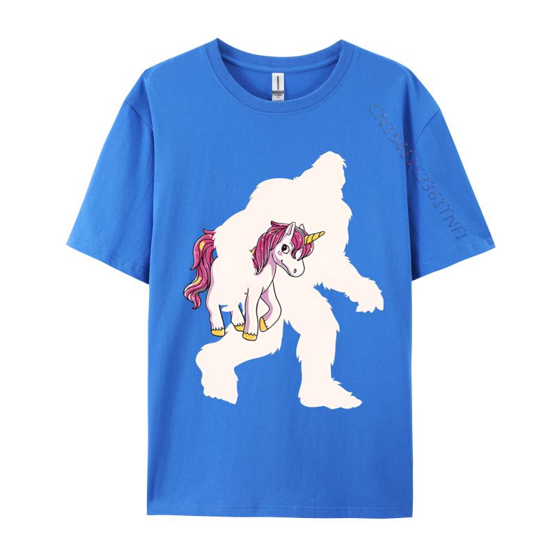 Bigfoot Unicorn Sasquatch Unicorn T-shirts Printed Regular T-shirt New Design Tee Tops Fast shipping