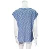 Women Tops Round Neck Short Sleeves Waffle Texture T-shirt Pure Color Loose Fit Knitted
