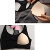 Inserções Esportivas Triangulares com Borda de Encaixe - Almofadas de Reposição Laváveis e Amigáveis à Máquina para Roupa de Banho e Roupa de Yoga.