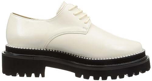 Evol Women's Oxford Studded Lace-Up Shoes, Size IV, 24.5 cm