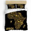 Africa Silhouette Elephant Giraffe Duvet Cover 3pcs Bedding Set Home Textile Quilt Cover Pillowcases Room Bedding Set No Sheet