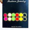 XP17 Women's Retro Geometric Butterfly Pearl Hoop Earrings Set
