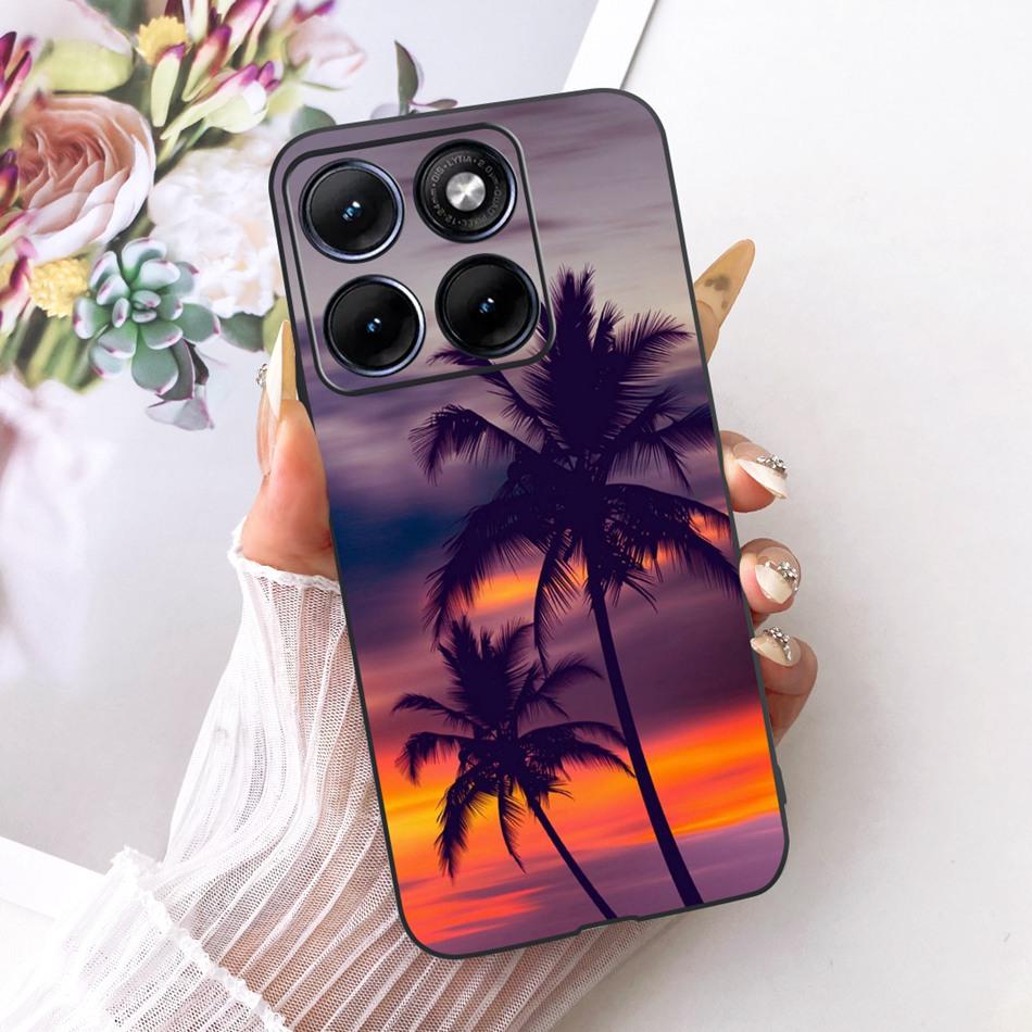 For Motorola Edge 70 Fusion Cool Dragon Tiger Pattern Phone Case For Motorola Edge70 Fusion 5G XT2605 Black Silicone Soft Bumper