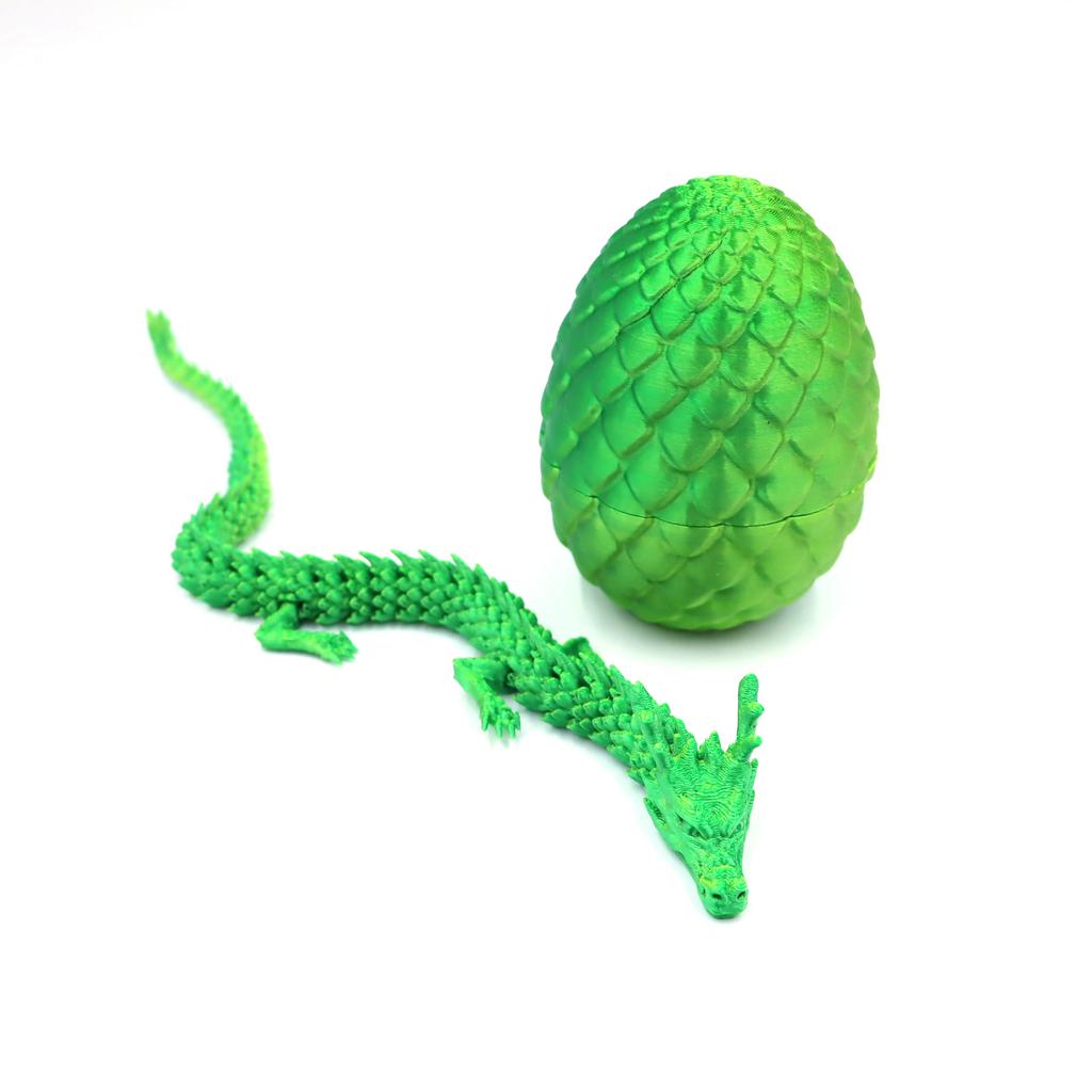 3D Printing Dragon Decorations, Chinese Dragon Egg Joint Dragon Toys Handmade, Gift Giving Small Toy Handicrafts
