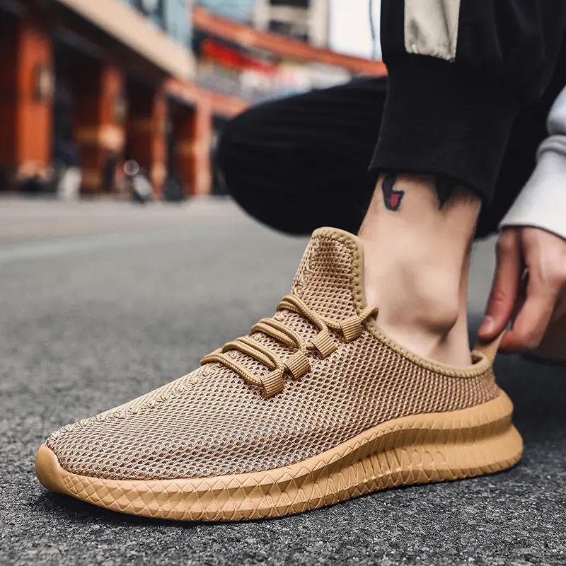 Slip-On Open Back Sandals for Men and Women - Breathable Mesh Summer Slide Shoes with Flat Sole, Lightweight Outdoor Casual Wear