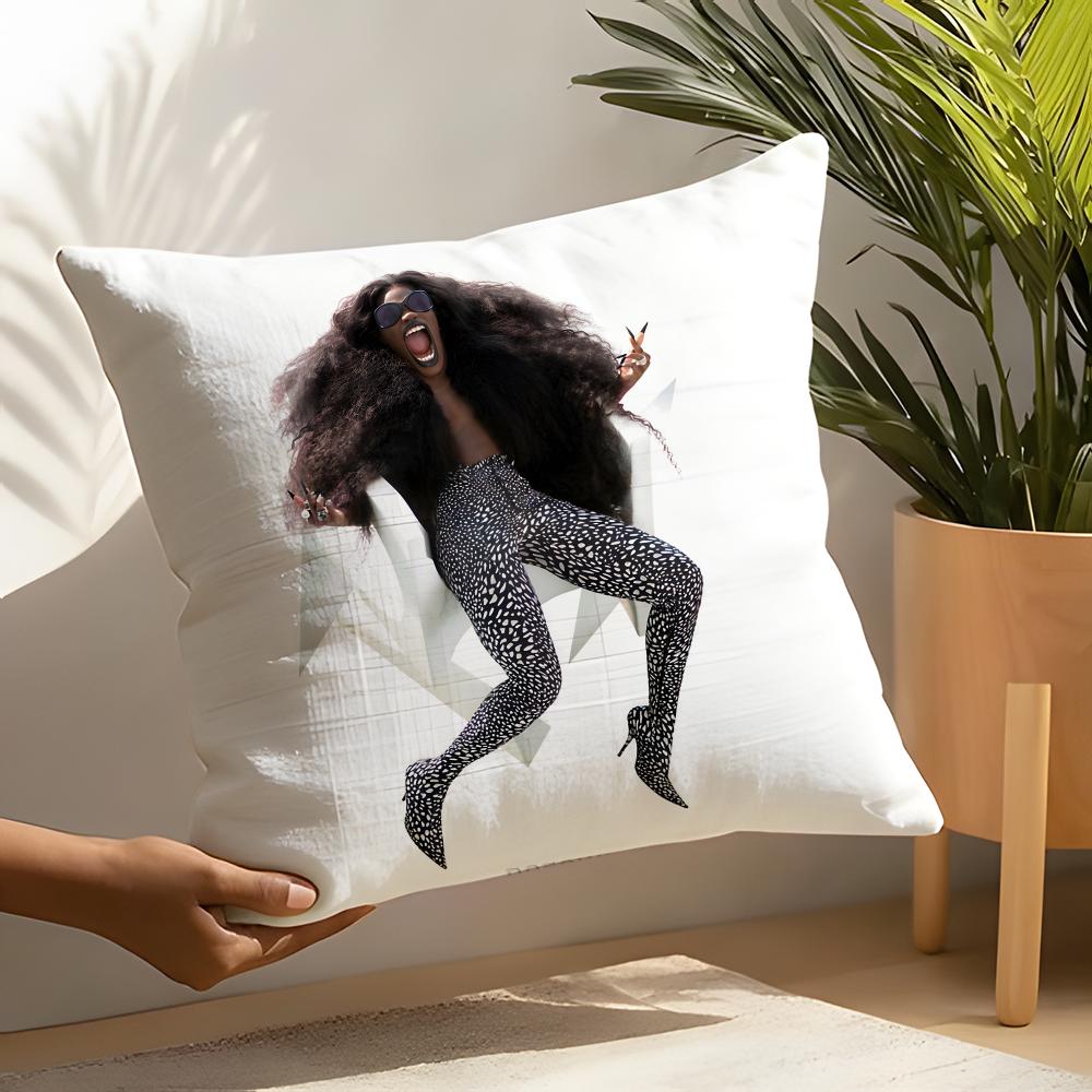Hot DdoechiiES Album Pillow Case Home Living Room Decoration Linen Pillow Cases Cushion Cover