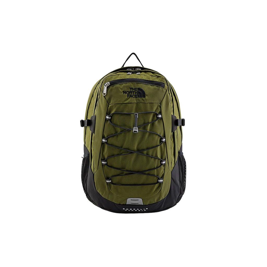 The North Face 29L Logo Adjustable Shoulder Strap Zipper Closure Outdoor Bag Unisex backpack Nylon Kelp-Brown NF00CF9CRMO Kelp Tan