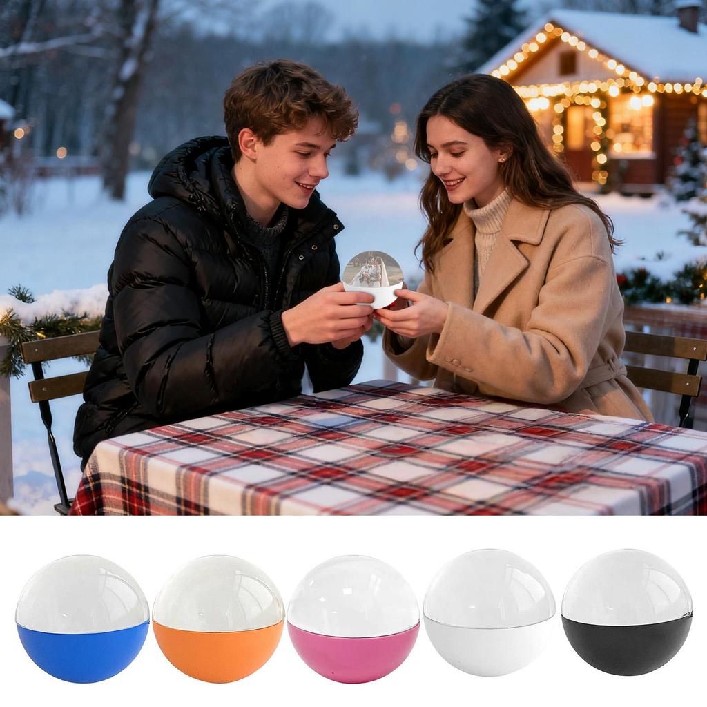 Memory Sphere 2.7 Inch Crystal Ball Video Player Uploadable Videos Sphere for Adults Anniversaries Celebration Birthday Wedding