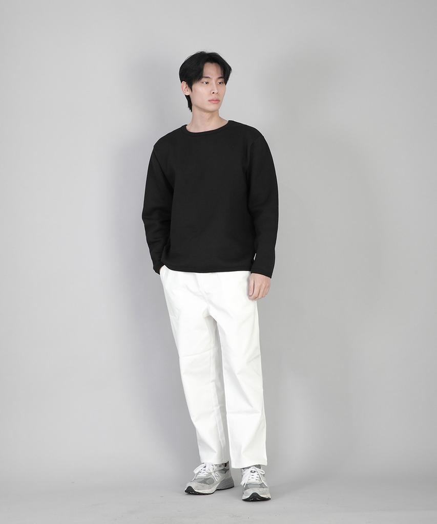 Seinteukeulu Ankle Drop Classic Fatigue Tapered Pants Aft-306 White